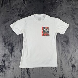 GSTR T-Shirt Mens Medium White Kyoto Racing Team Graphic JDM Car Streetwear